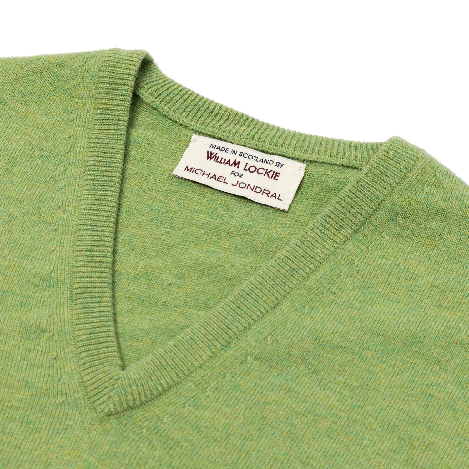 Sweater "Oxton Vee" made from fine Scottish 1 Ply Cashmere